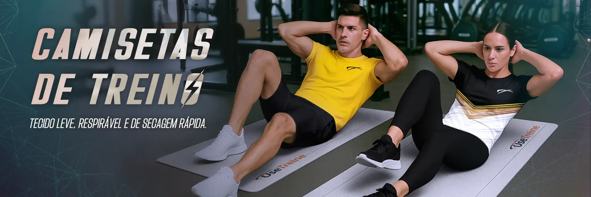 UseTreine: camisetas de treino