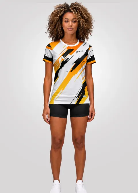 Camiseta Aeroflex Dry Fit Feminina Treino Proteção UV Velocity Blaze