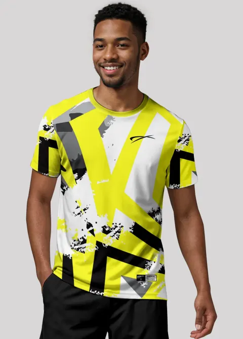 Camiseta Aeroflex Dry Fit Masculina Treino Proteção UV Storm Voltage