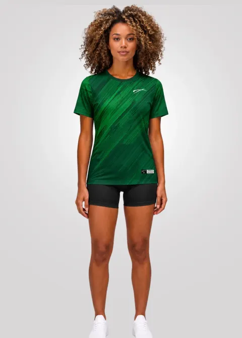 Camiseta Aeroflex Dry Fit Feminina Treino Proteção UV Motion Forest