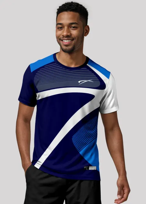 Camiseta Aeroflex Dry Fit Masculina Treino Proteção UV Motion Flow