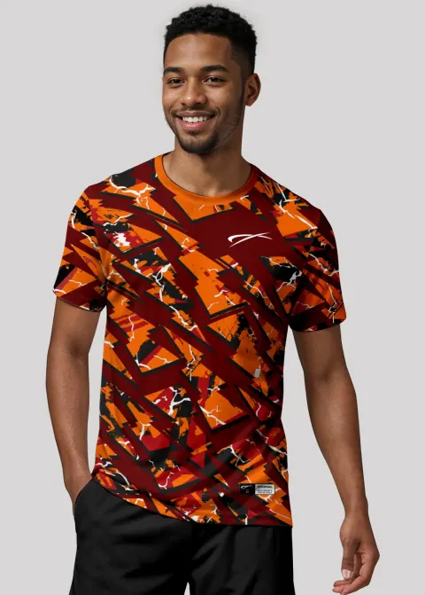 Camiseta Aeroflex Dry Fit Masculina Treino Proteção UV Storm Fracture