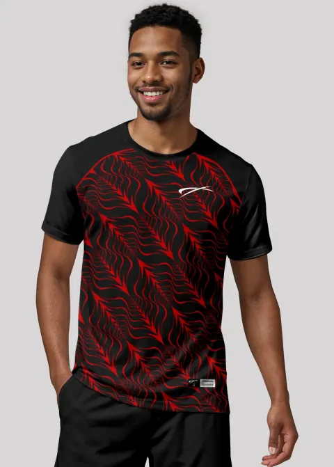 Camiseta Aeroflex Dry Fit Masculina Treino Proteção UV Storm Blaze