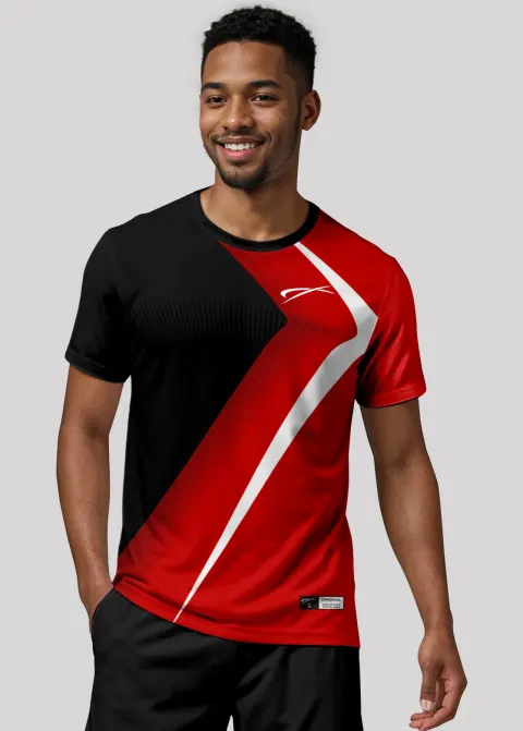 Camiseta Aeroflex Dry Fit Masculina Treino Proteção UV Velocity Slash