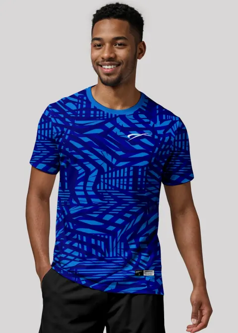 Camiseta Aeroflex Dry Fit Masculina Treino Proteção UV Phantom Matrix